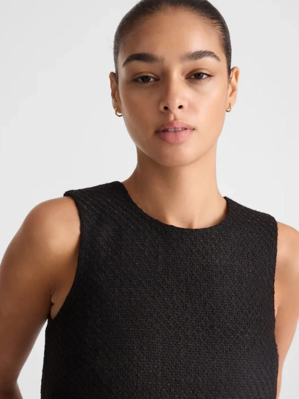 Madewell Boxy Shell Top in Tweed - Picture 10 of 10